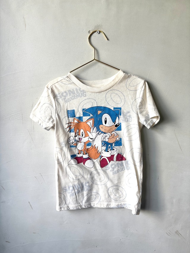 【KIDS vintage】 90's vintage SONIC T-sh.  size:3-5y