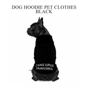 【受注生産・オリジナル】Dog Hoodie BLACK