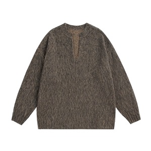キーネックシャギーニットプルオーバー vi1636