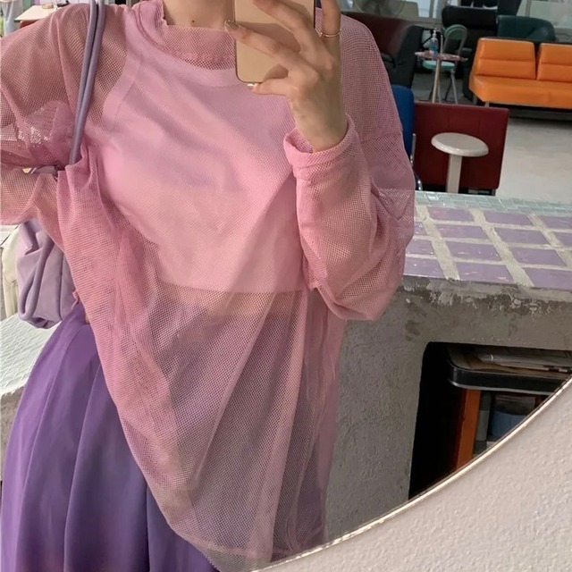 カラーシアートップス