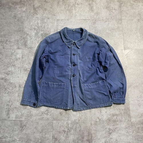 60s barbe bleue コットンツイル フレンチワークジャケット