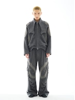 54A0 Tail Fin Patchwork Trousers