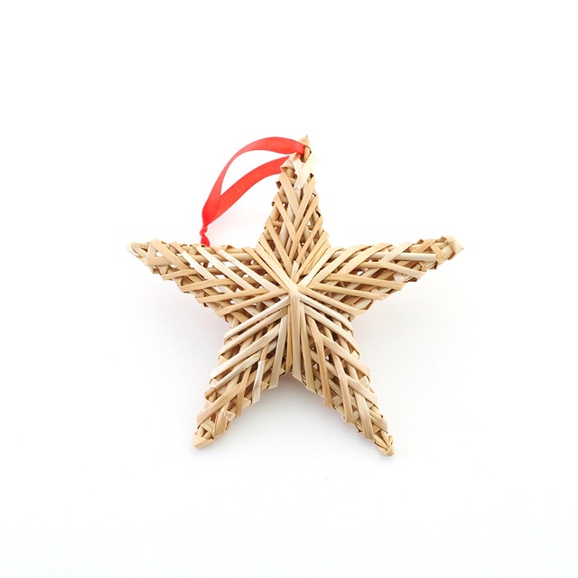 Straw Star Wreath (Small)　ストローオーナメント スター リース