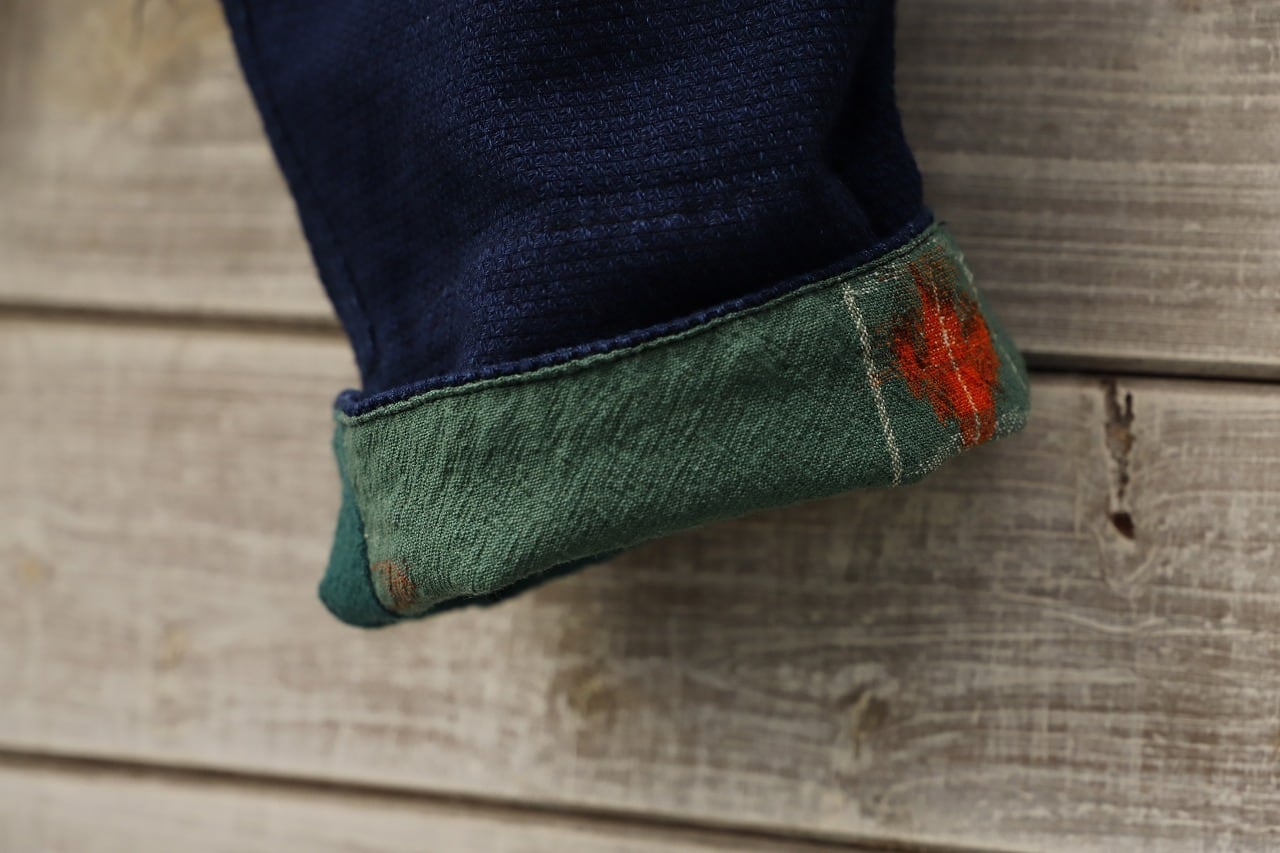 PTK-09 アンティーク絣パンツ | カスリラ オンラインショップ