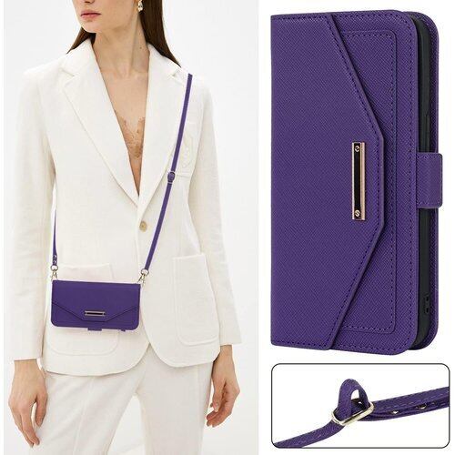 iPhone12 Pro Max 2020 対応 スマ o Max 背面 カード収納 iPhone12 Pro Max 手帳型 縄掛け ケース マルチパスケース Cavor iPhone12 Pro Max 携帯 カバー ステント機能 スタンド機能 mirror 鏡 レディース 女性 TPUパイピング 減圧ショック 指紋防止 落下防止 Qi急速充電対応 Qi ワイヤレス充電対応 薄型軽量 耐久性 取り外し可能 落下保護 パープル 1464