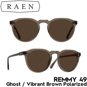 RAEN Optics レーン サングラス 偏光レンズ ポラロイズド REMMY 49 Ghost / Vibrant Brown Polarized 100U161REM-S305-49 日本代理店正規品