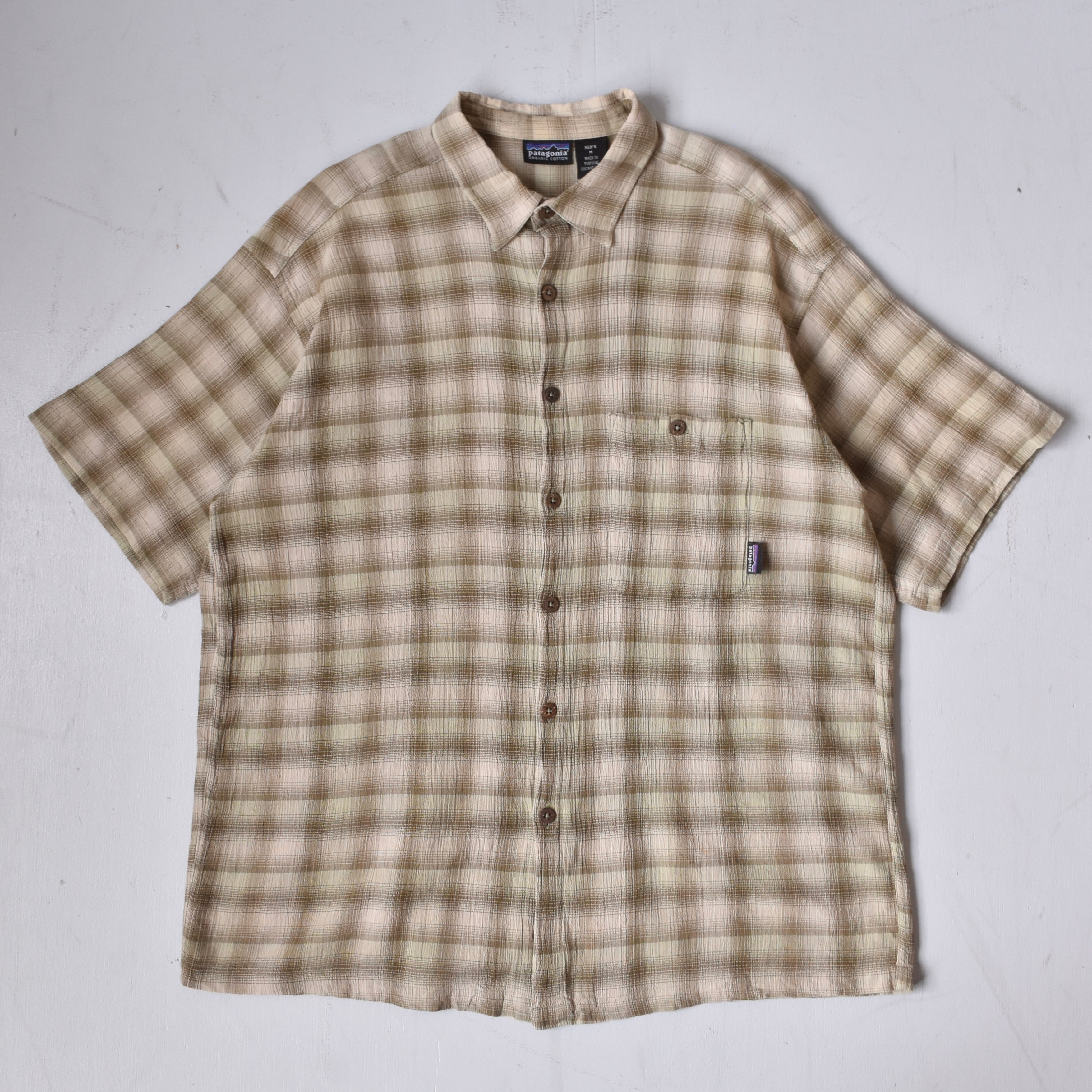 Ombre Check Pattern Cotton Flannel Shirt l/s | FINCH vintage and