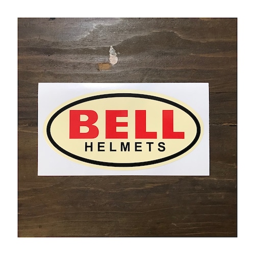 Bell /  Bell Helmets Cream Oval Stickers #161