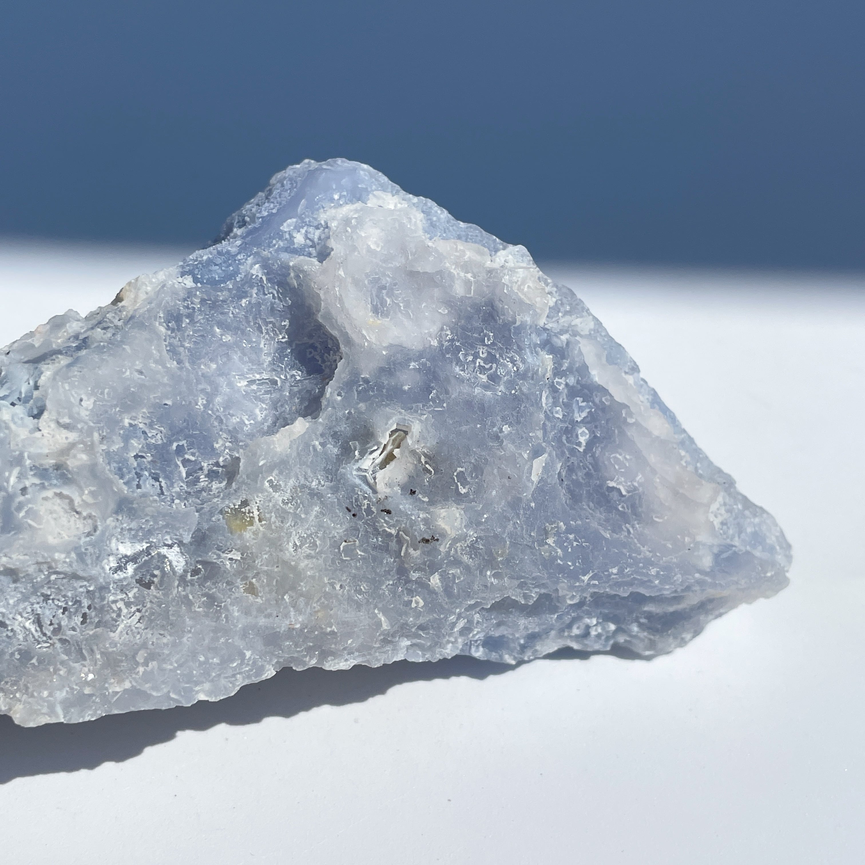 ブルーカルセドニー 原石35◇ Blue Chalcedony ◇天然石・鉱物