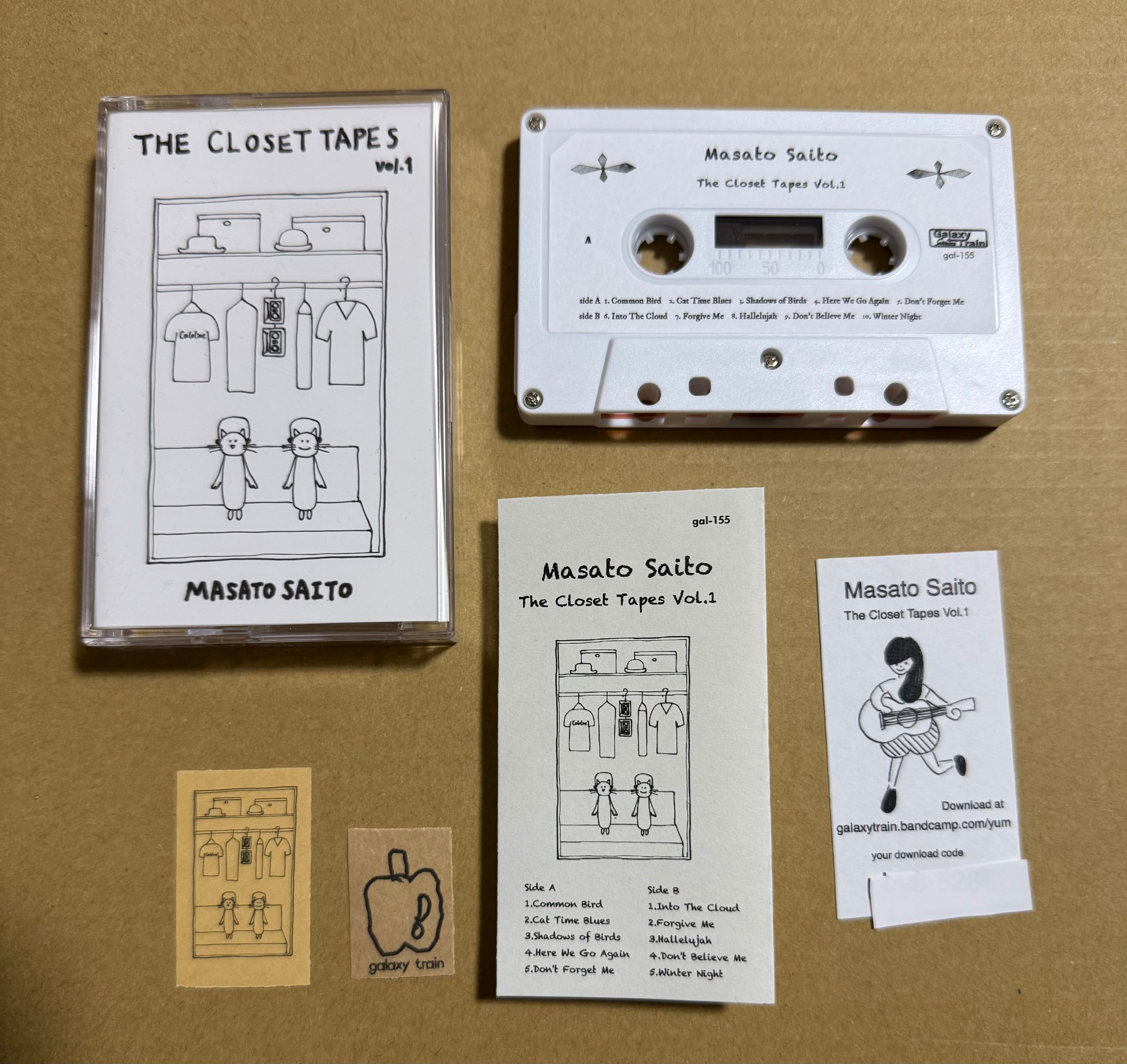 Delaware Private CD Masato Samata レア 廃盤 gal-155 Masato Saito “The Closet Tapes Vol.1” TAPE | galaxytrain