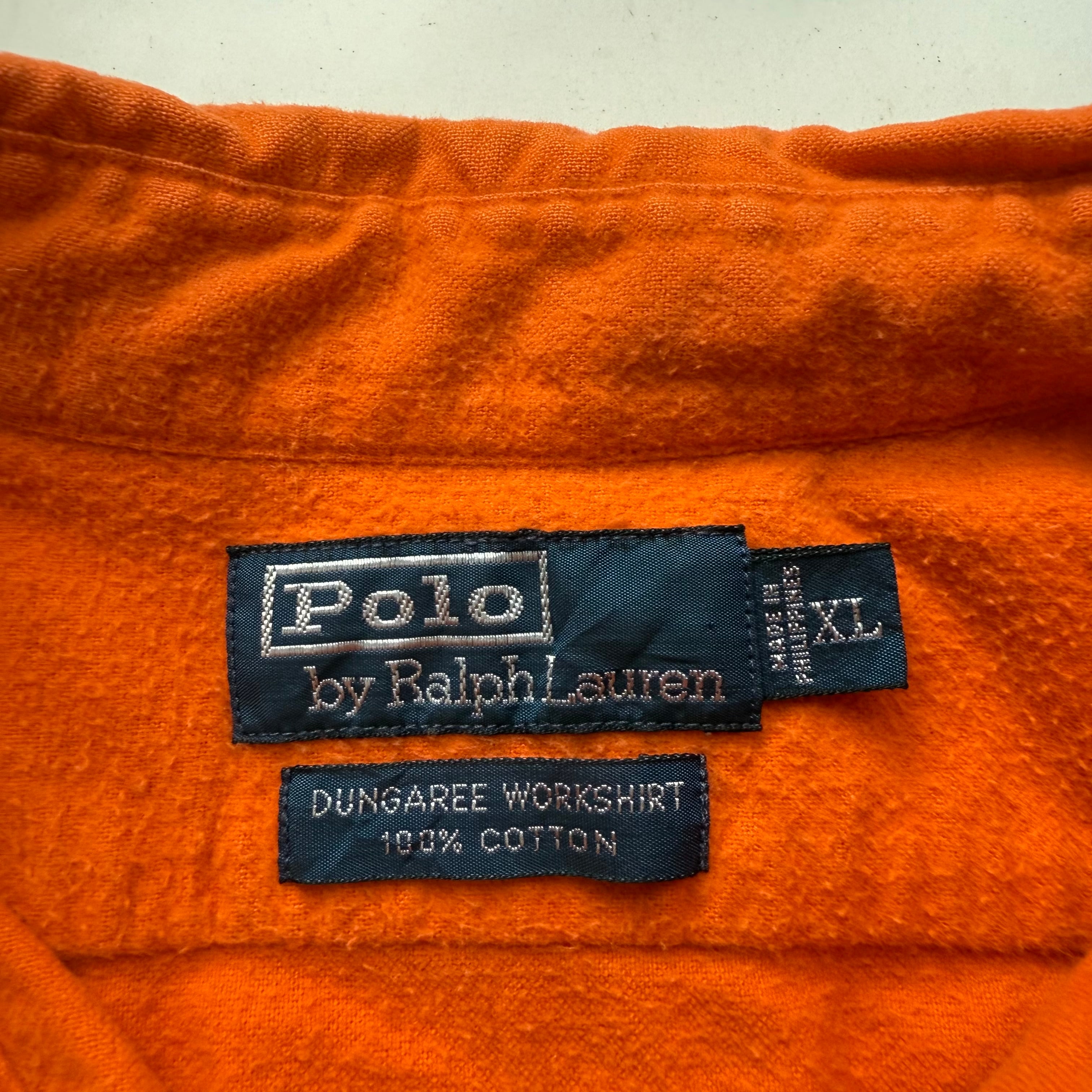 90's Vintage “Polo by Ralph Lauren DUNGAREE WORKSHIRT” Flannel