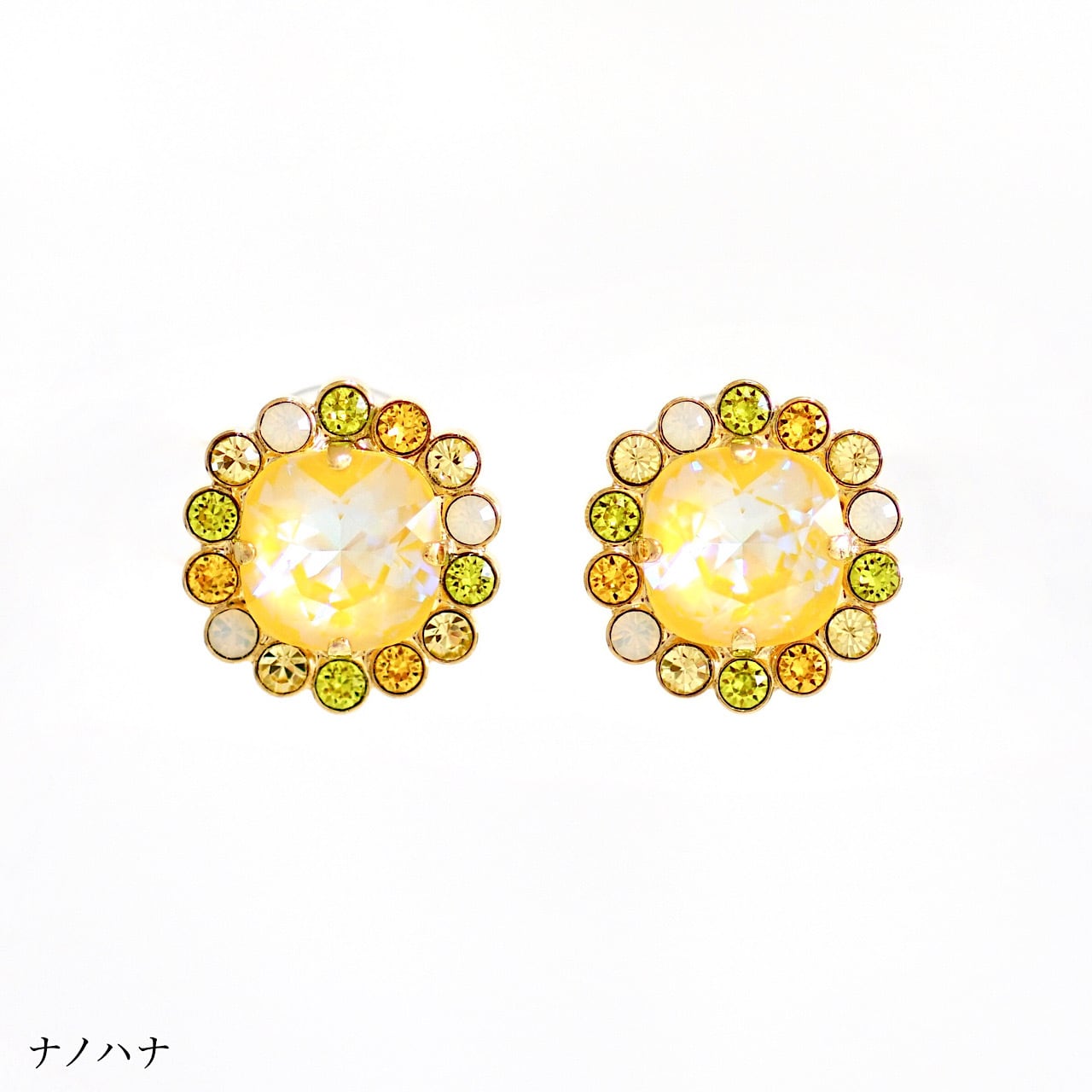 春のお花キャンディ スクエアピアス | MAKI NUMOTO (マキ ヌモト