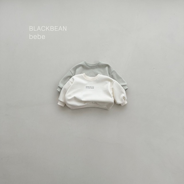【予約】black bean (bebe /  to you bebe sweatshirt