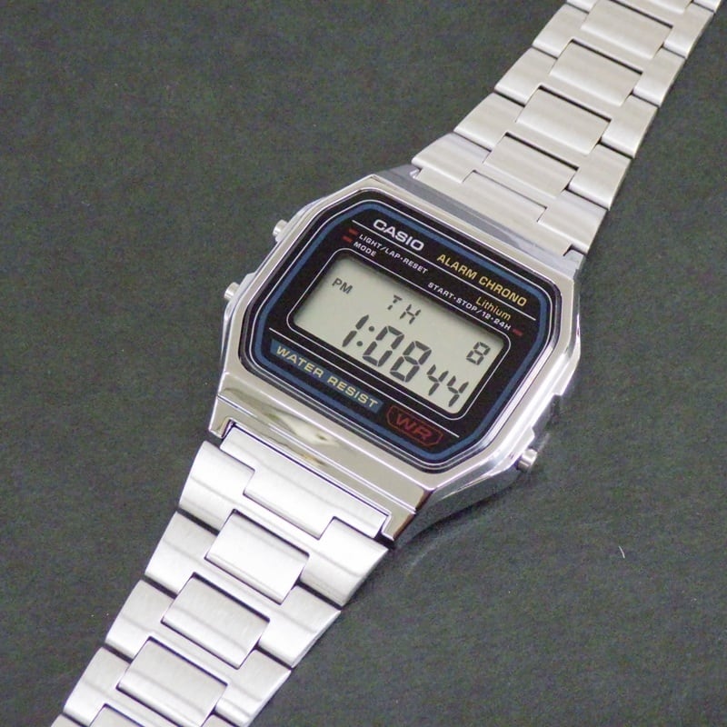 カシオ コレクション スタンダード A158WA-1JH デジタル 日常生活防水