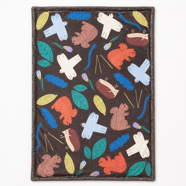 【 OLYA 】 Double layer Blanket "ブランケット" / Animals