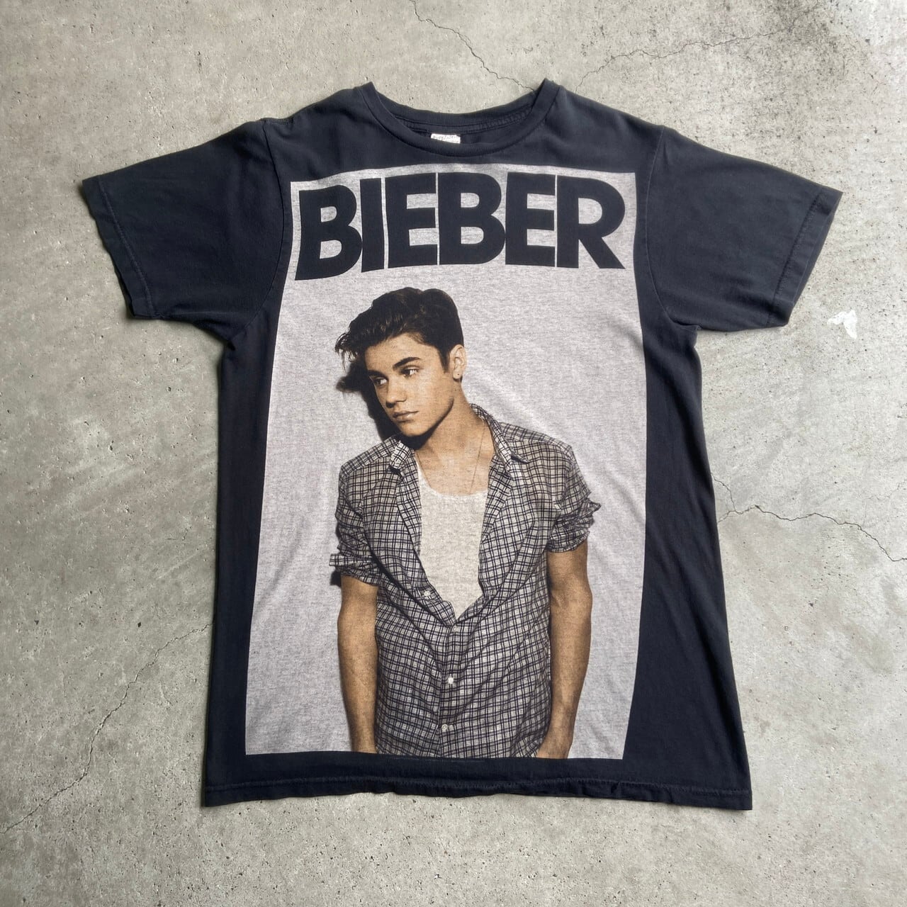 古着 JUSTIN BIEBER ジャスティンビーバー バンドTシャツ バンT レディースS相当 /eaa575903 古着 JUSTIN BIEBER ジャスティンビーバー バンドTシャツ バンT