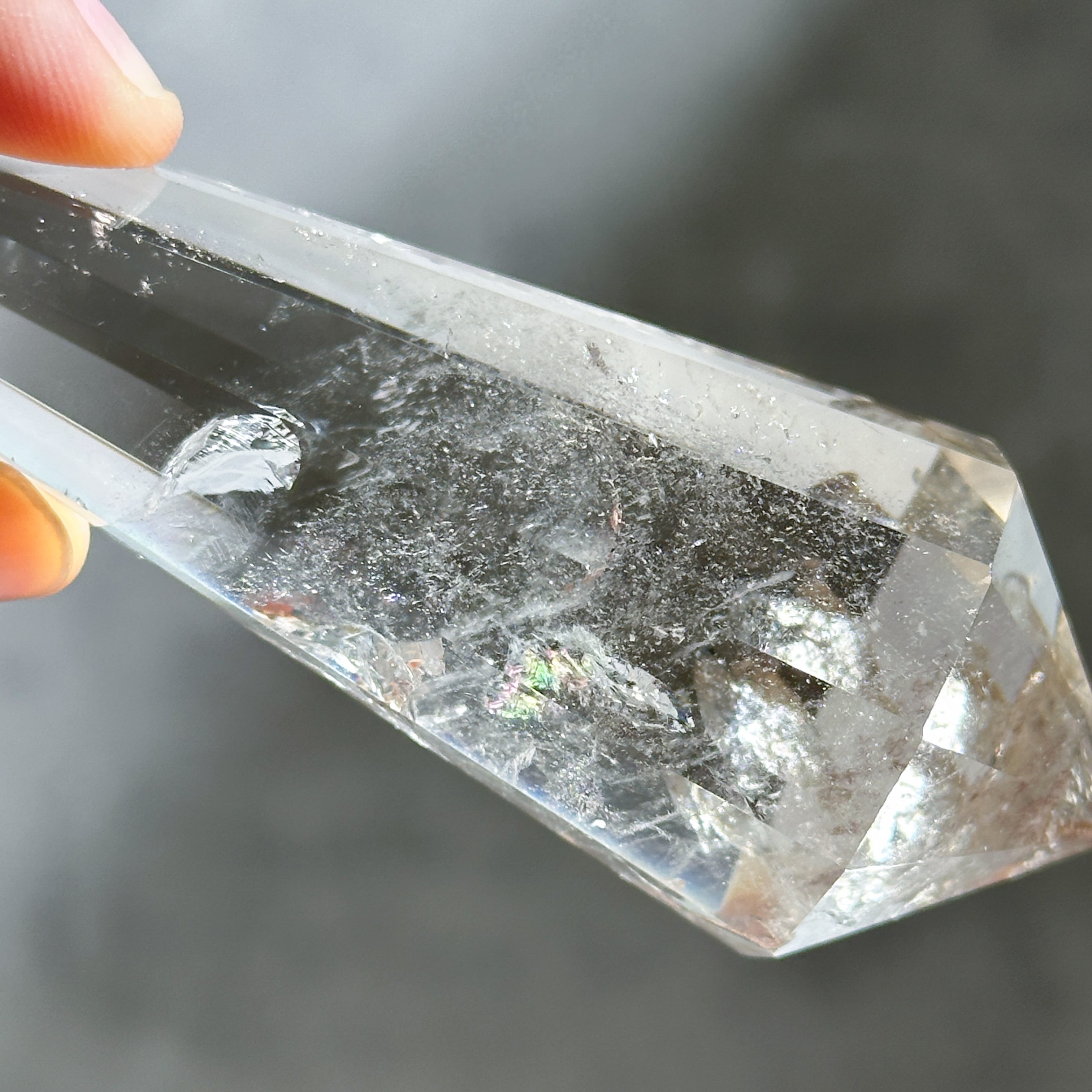 ミナスジェライス産スモーキークォーツ ダブルターミネイテッド12