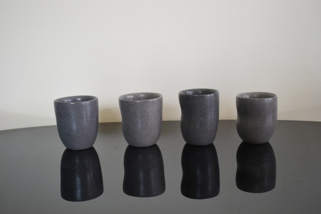 山下寛兼 HirokaneYamashita 炭化グレーカップ