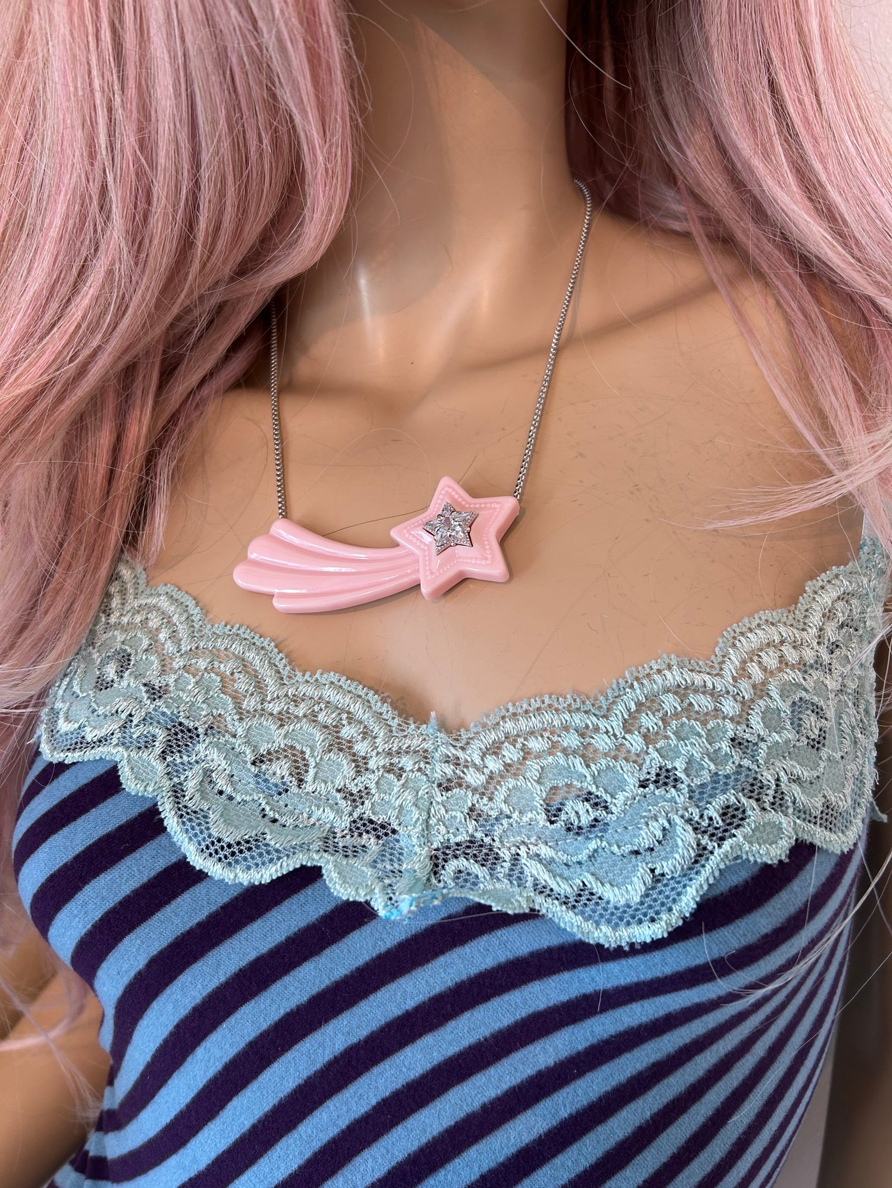 Ashley WILLIAMS STAR NECKLACE /PINK