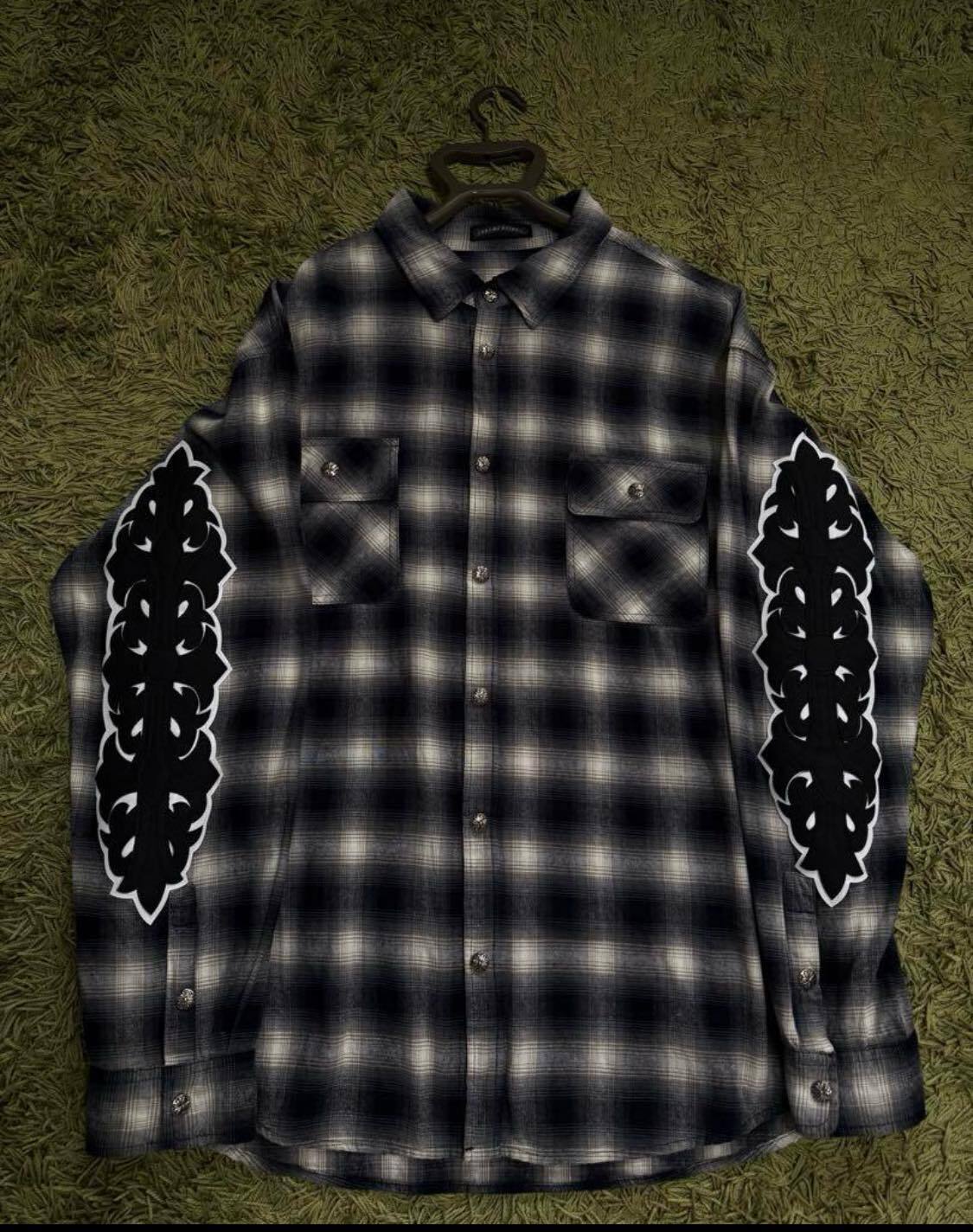 CHROME HEARTS クロムハーツ ネルシャツ フローラルクロス