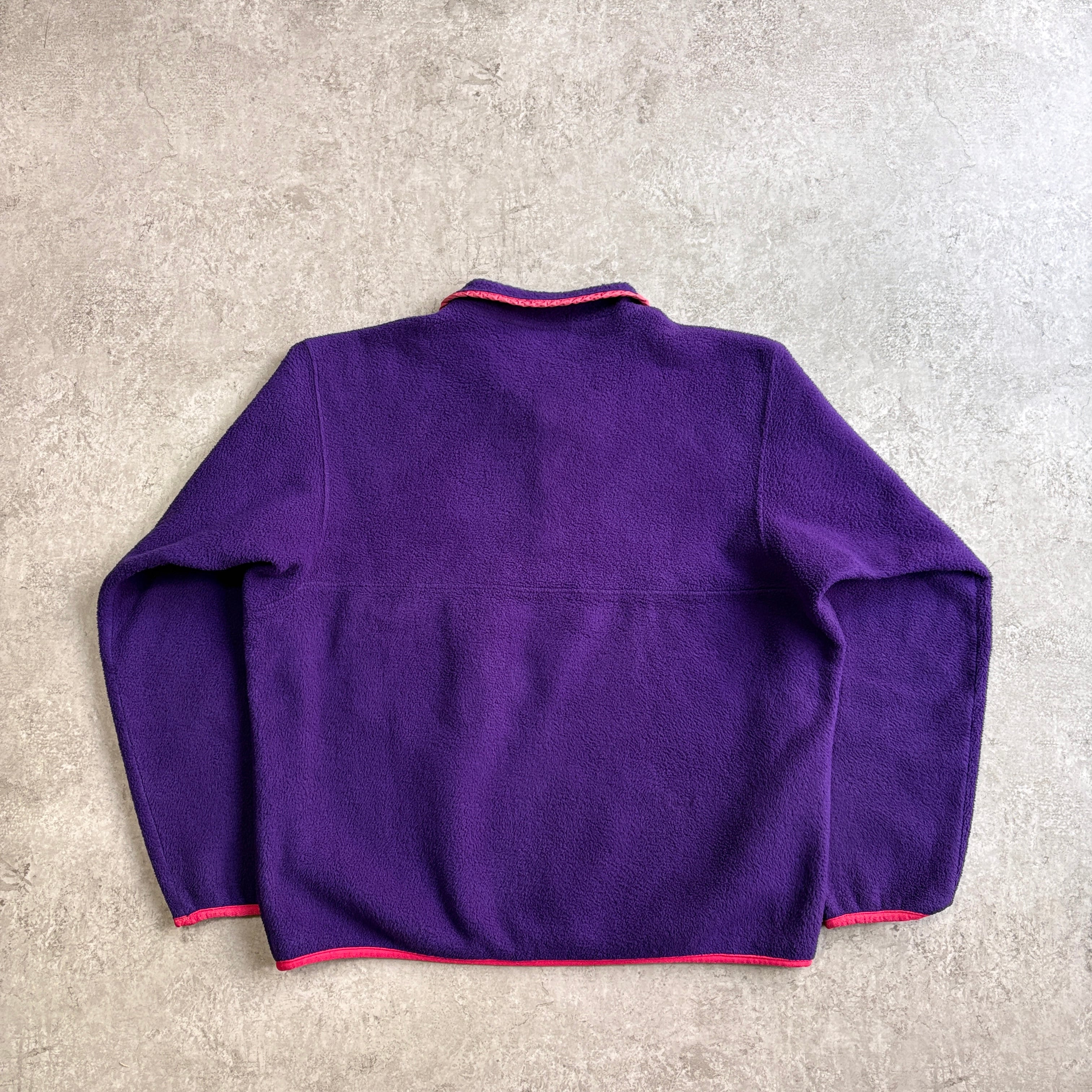 1990年 USA製 patagonia Synchilla Snap T Pullover 【 purple