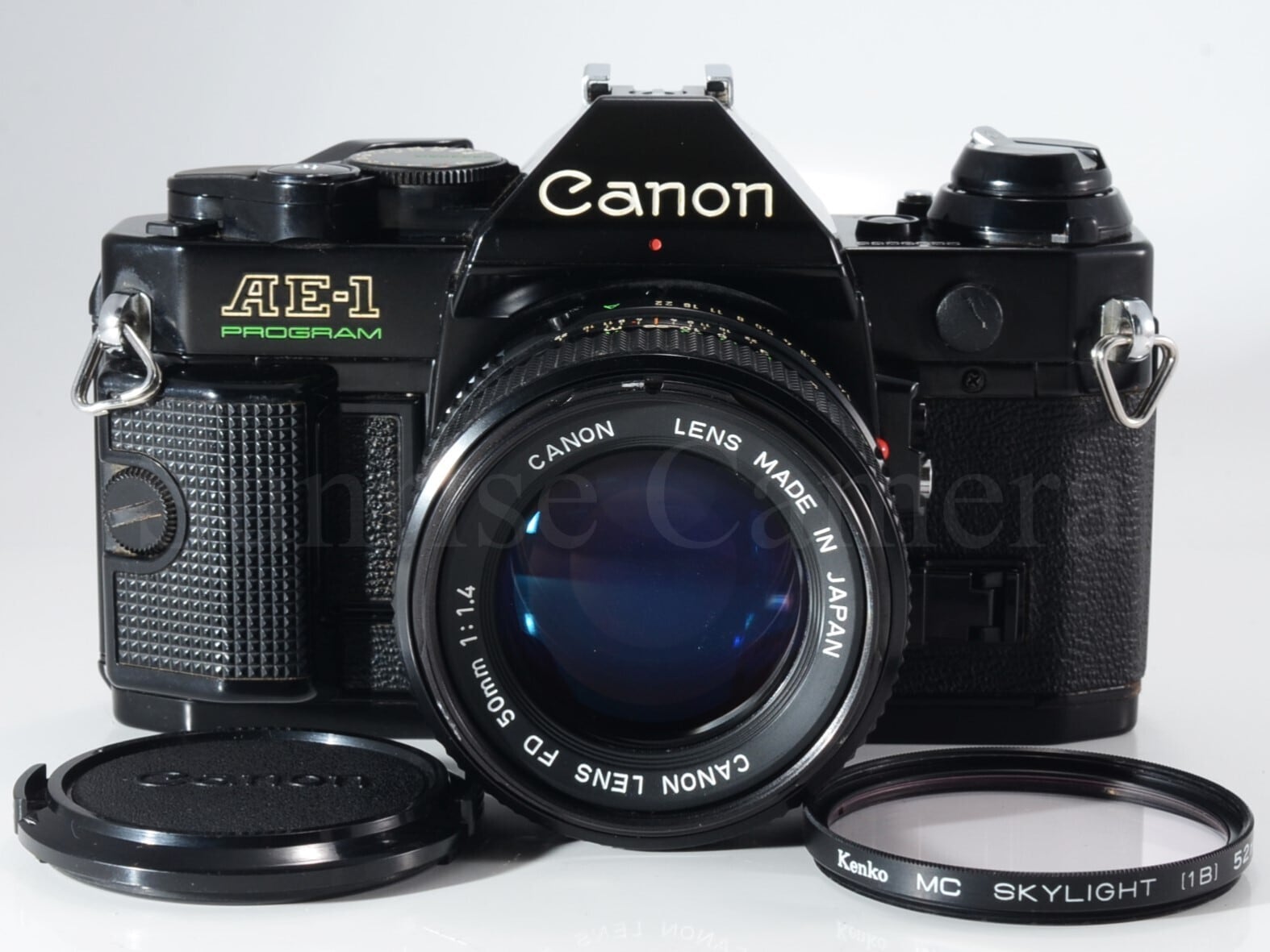 Canon AE-1 PROGRAM ブラック / NEW FD 50mm F1.4 整備済 キヤノン