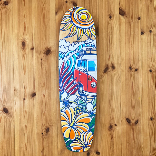 Skateboard Deck（Hibiscus Wave）