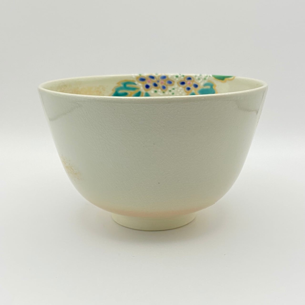 新古】茶碗 仁清 紫陽花 加藤松香 共箱入 | 茶道具 錦玉堂