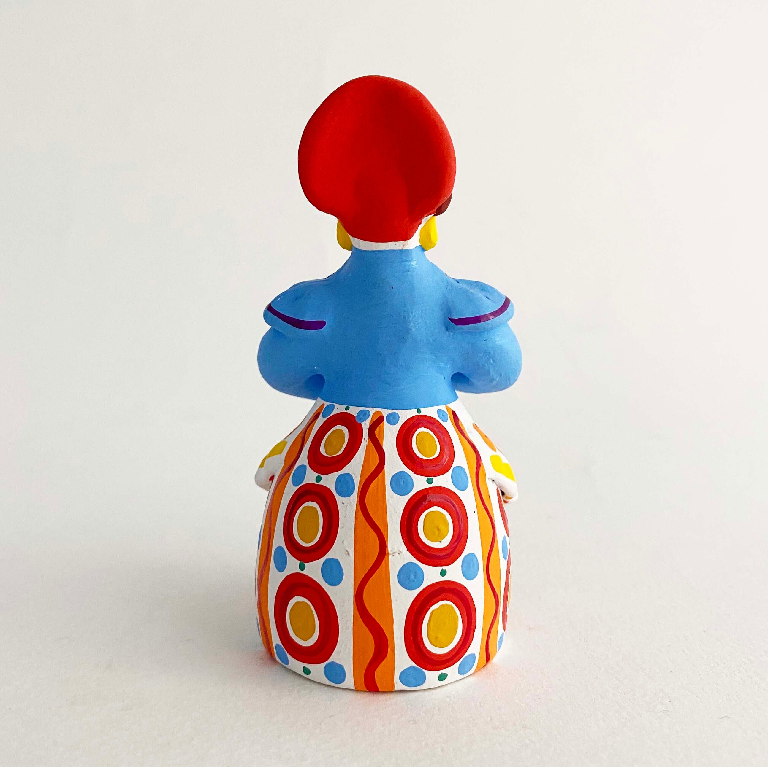 ディムコヴォ土人形 / アヒル抱っこ