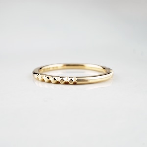 Beyond / Layered Ring（Rock Gold / R386-YG）