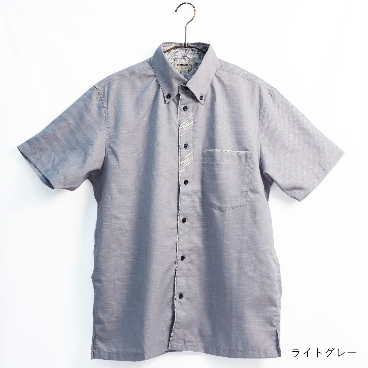 MINSAH by AZAMIYA あざみ屋　メンズ　高級かりゆしウェア　光沢 1cfcff7b5dea2da5c1e8f105460f80