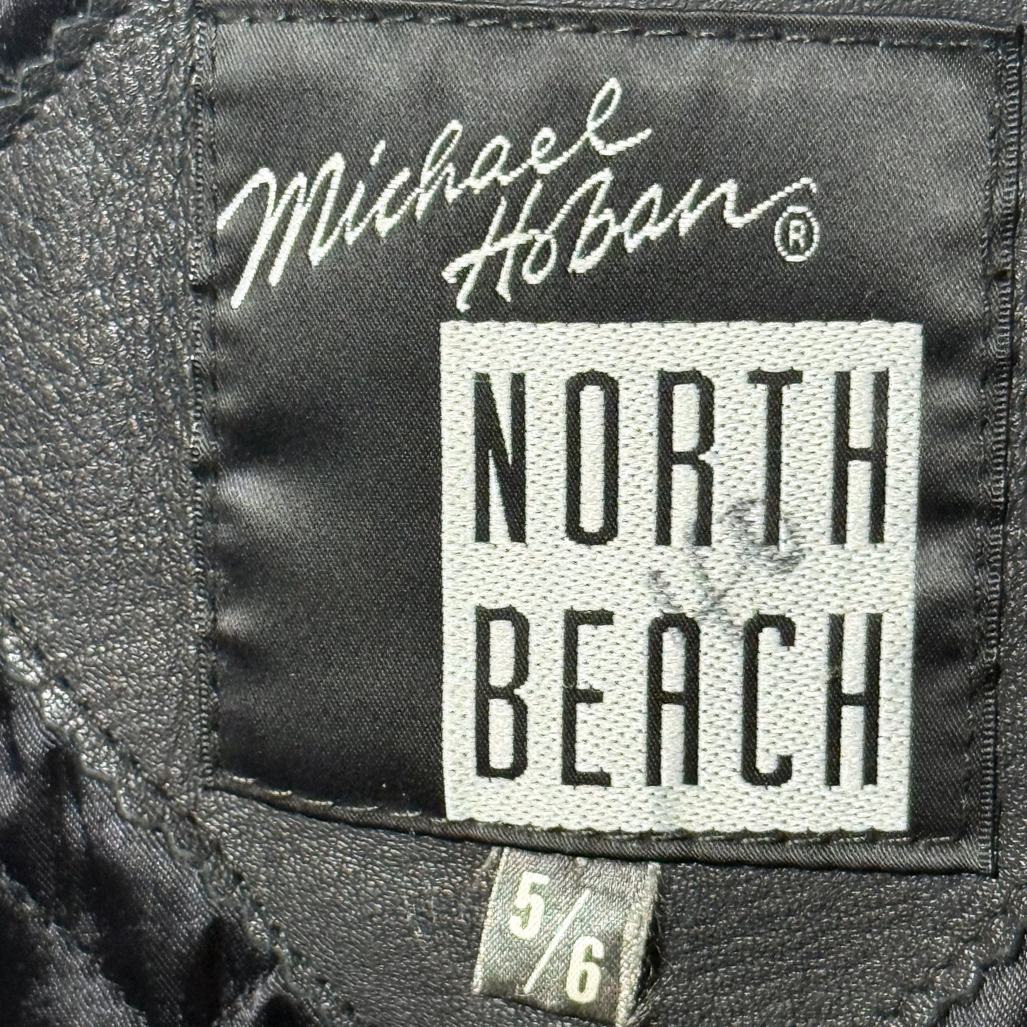 Michael Hoban NORTH BEACH 本革 レザーベスト 90s 1990's Michael Hoban North beach マイケルホーバン ノースビーチ