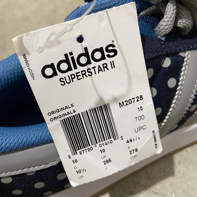 『送料無料』新品　adidas スーパースター2　ドット迷彩　US10.5 オリジナルス