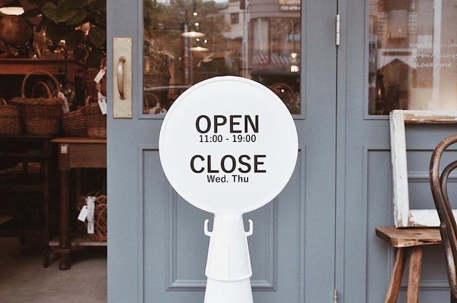 「OPEN CLOSE」PREFAB SIGN