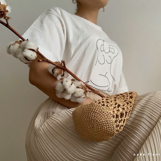 OTONA Tee  〈 nude 〉ヌード　裸　女性　アート　MILKBUSHBOY