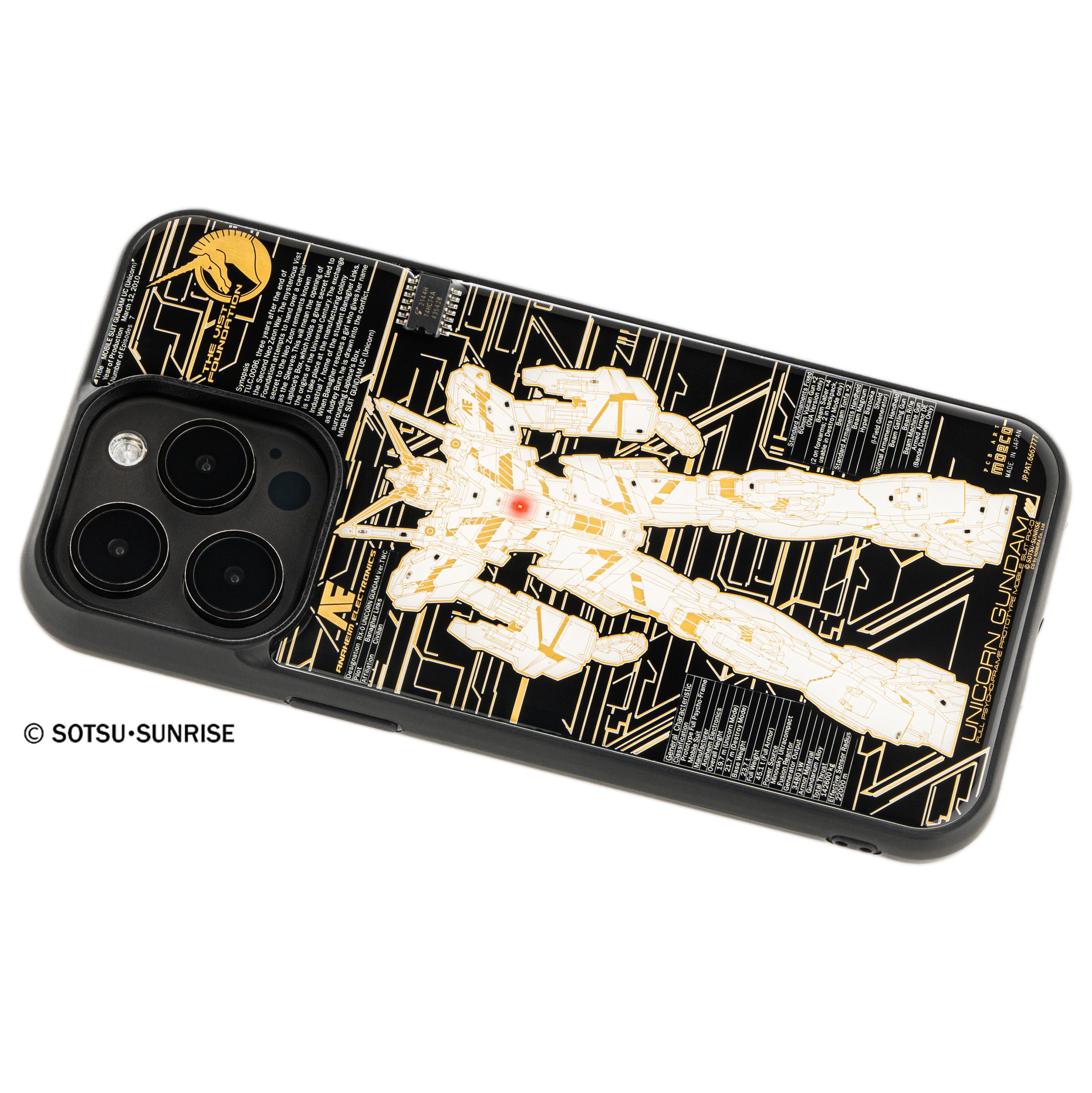 FLASH ユニコーンガンダム Ver. TWC 基板アート iPhone 15 Pro Max