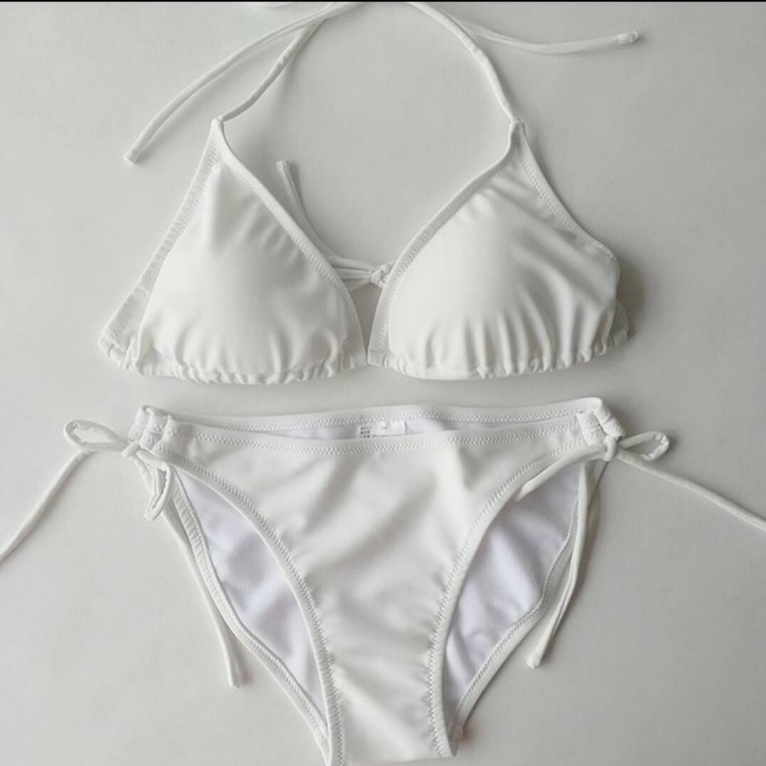 triangle bikini ホワイト AMIE'_official