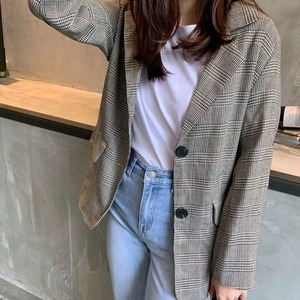 グレンチェックジャケット