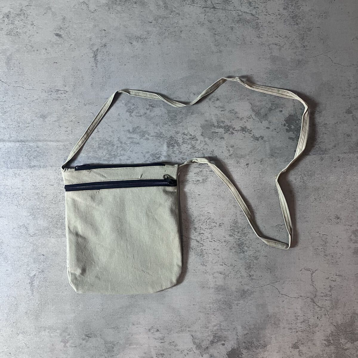 40's～vintageworkapronサコッシュUSA古着 Woosir Vintage Waxed Canvas Mens Crossbody Bag - Woosir