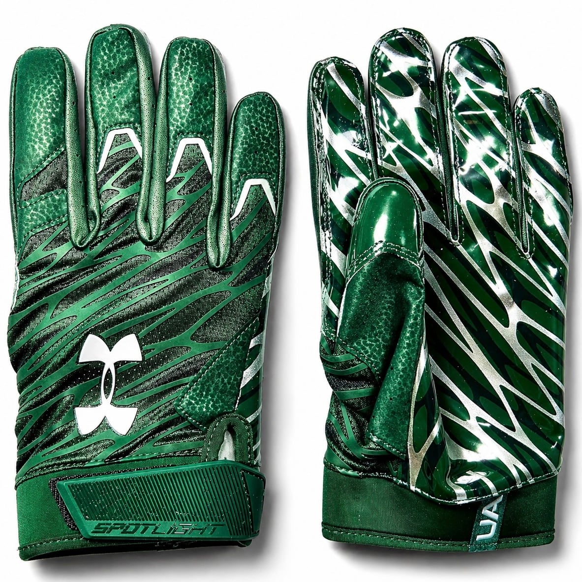 UA SPOTLIGHT 2020 NFL アメフト グローブ グリーン 3XL | END ZONE