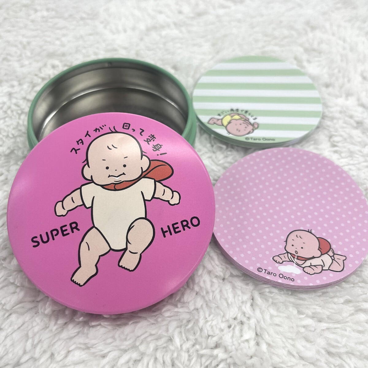 おおのたろう×学研ステイフル ヒーロー 缶入りメモ CA01