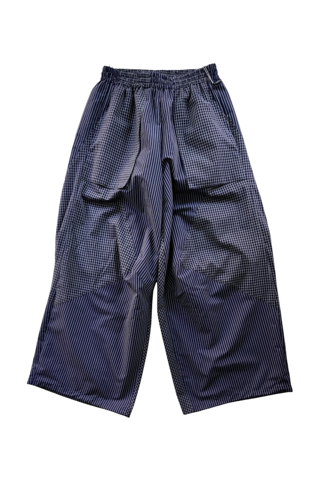 【Nora Lily】Pattern Clash Balloon Pants-/ ネイビー