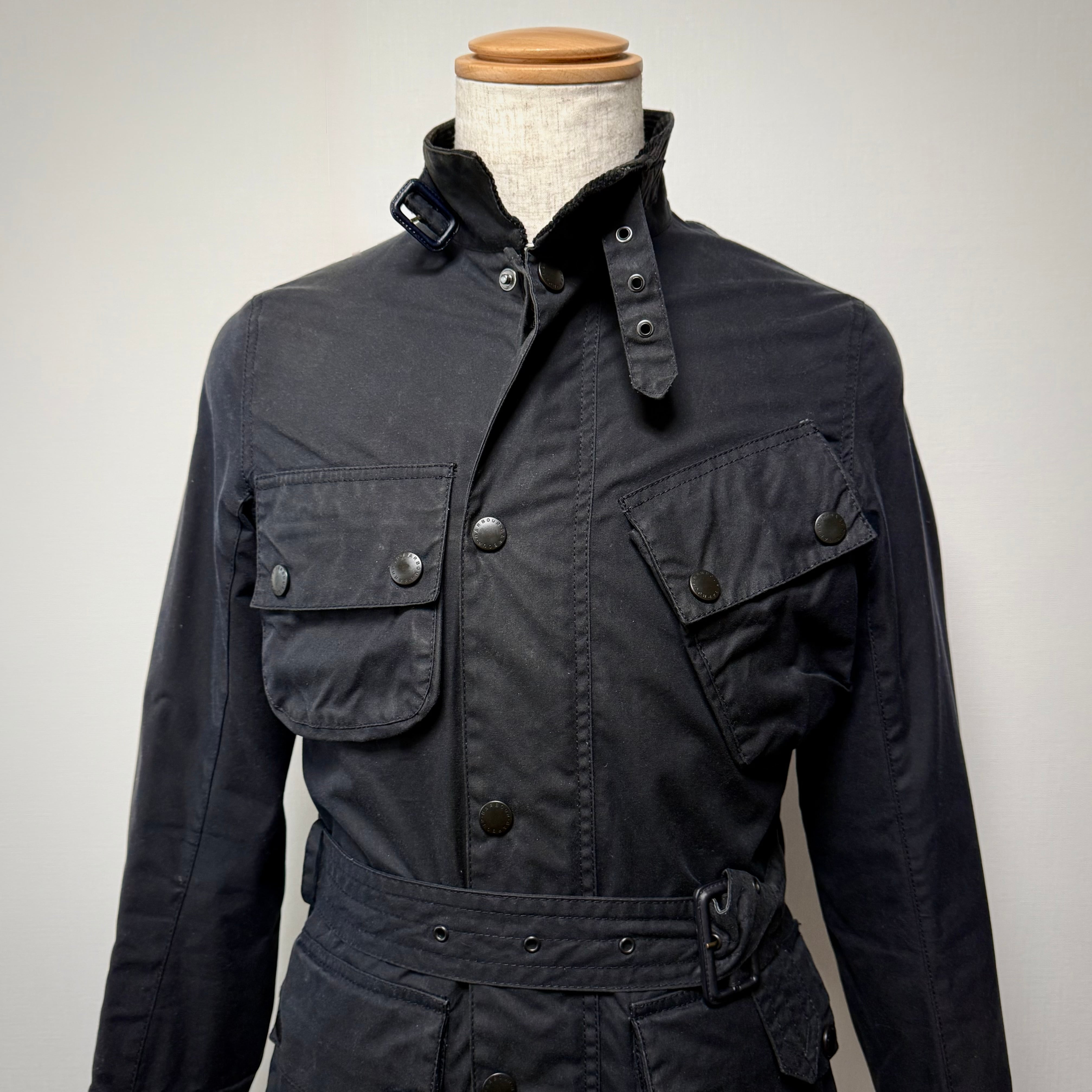 Barbour × EDIFICE インターナショナルSL オイルド コットンジャケット