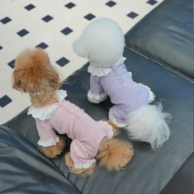 cotton lace girly rompers