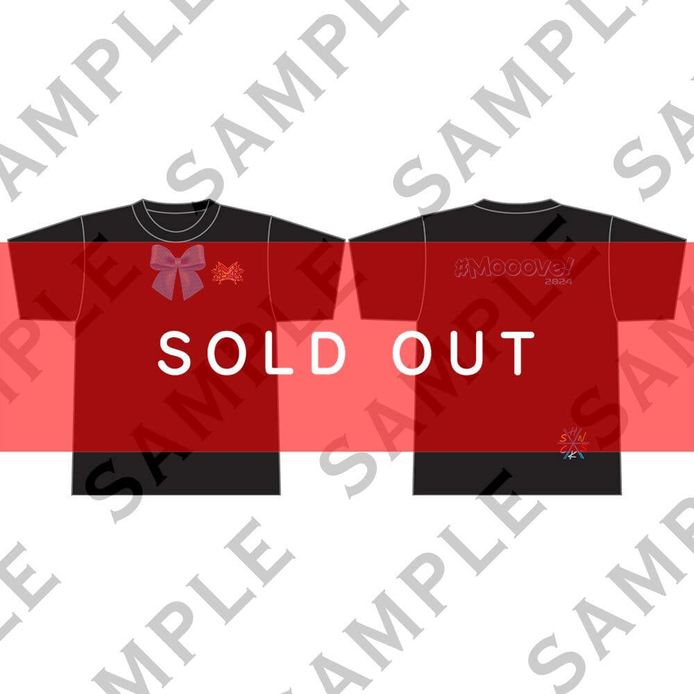 Mooove! リボンTシャツ2024ver （ブラック）【MVG019】 | #Mooove!