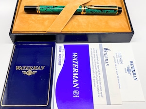 '90s　ウォーターマン ル・マン ２００ ラプソディ グリーンマーブル　WATERMAN Le Man 200 RHAPSODY　（細字）　18K　　　　　02573