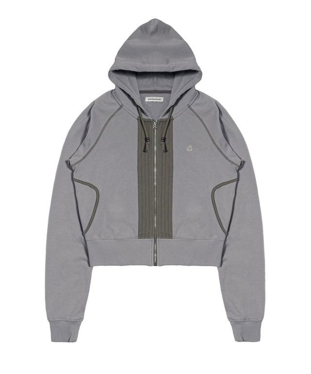 [smarturbanuseful] PUCKERING HOOD ZIP-UP LIGHT GREY 正規品 韓国ブランド 韓国通販 韓国代行 韓国ファッション SUU 日本 店舗