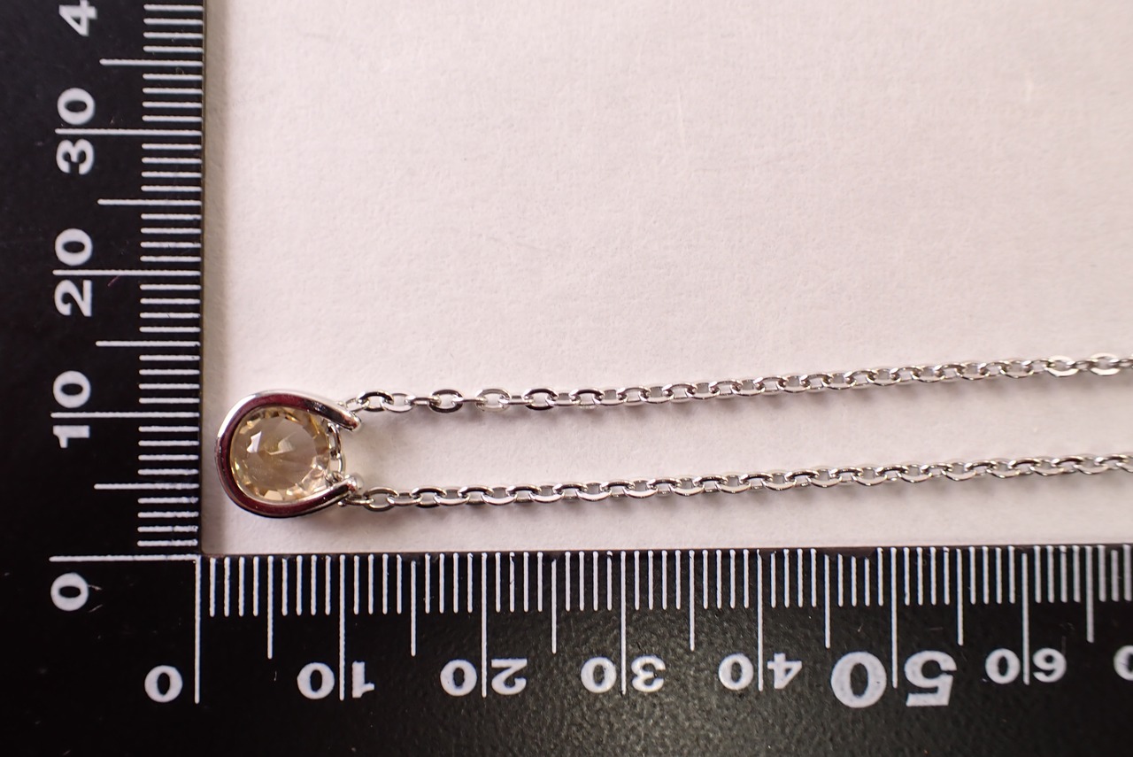 シトリンネックレス　1.15ct [D12‐195]