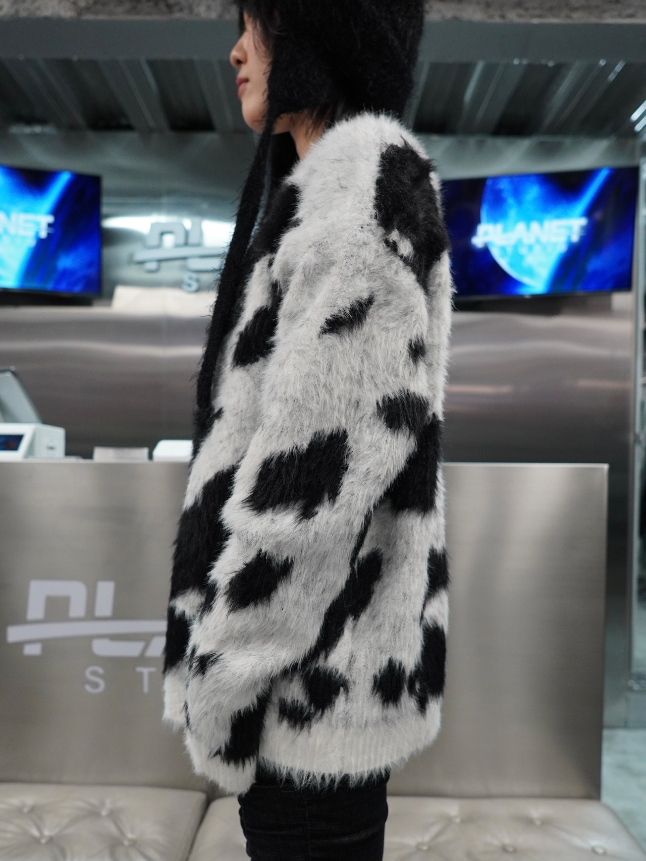 【PLANET STUDIO】caw mohair knit