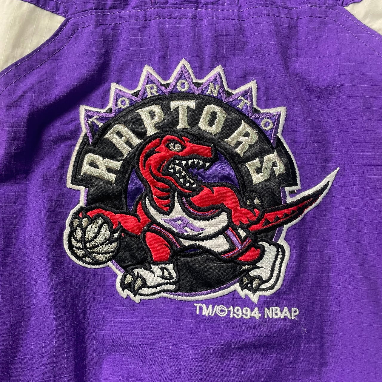 90年代 STARTER スターター NBA TORONTO RAPTORS ハーフジップ 